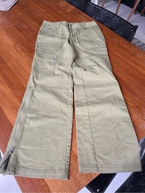 BDG CARGO Light Olive Utility Zip-Hem Cargo Pants
